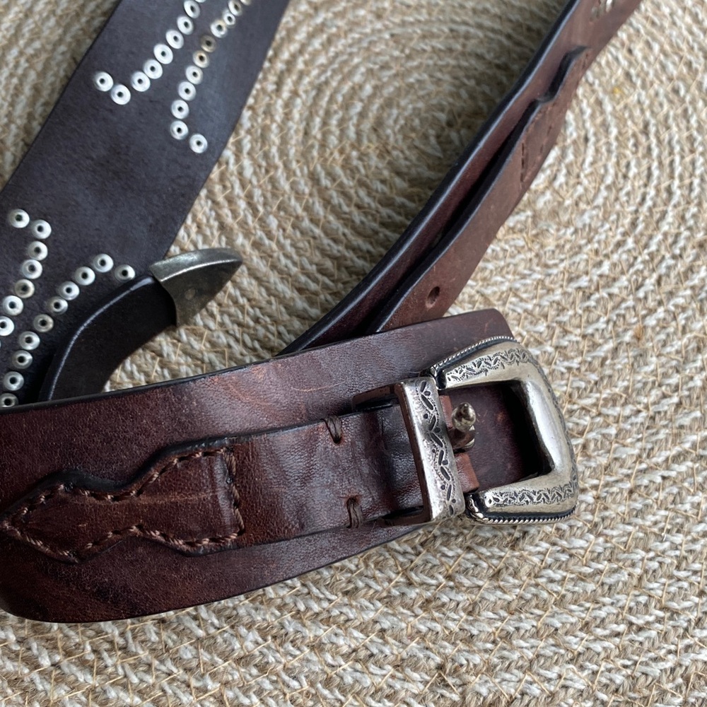 Sundance leather studded belt - Picture 5 of 10